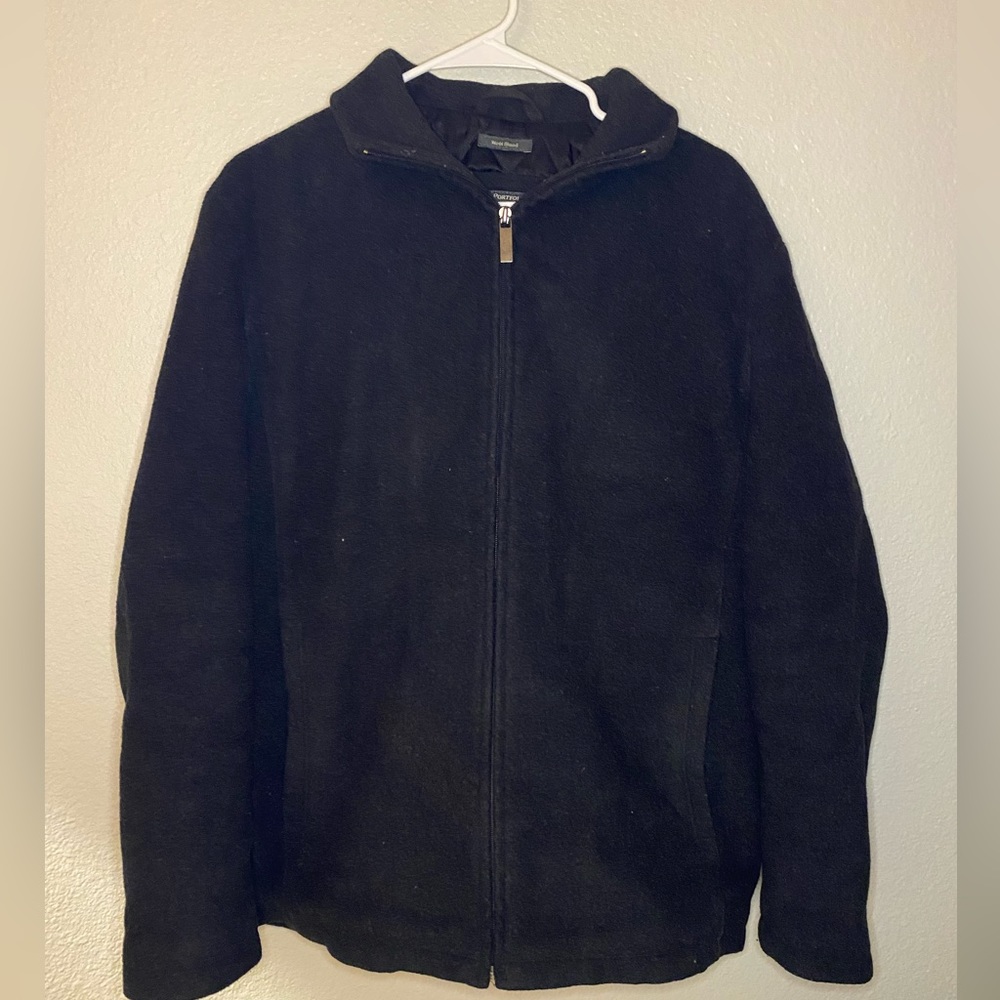 Men’s Perry Ellis Wool Coat with Pockets